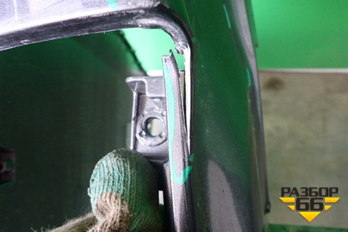 Бампер задний (после 2015г под парктроник) (5215960740) для Toyota Land Cruiser (200) с 2008г (Ленд Крузер)