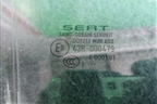 Стекло двери передней правой (5ти дверный кузов 2011г) (6J4845202A) для Seat Ibiza с 2008-2017г