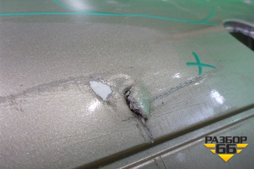 Бампер задний (под парктроник) (A1698850925) для Mercedes Benz A140/160 W169 с 2004-2012г