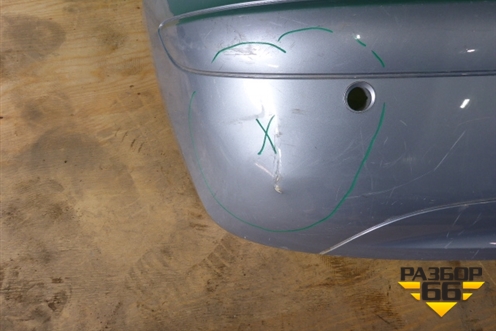 Бампер задний (под парктроник) (A1698850925) для Mercedes Benz A140/160 W169 с 2004-2012г