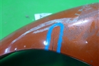 Накладка зеркала правого (8A6117K746B) для Ford Fiesta с 2008-2015г