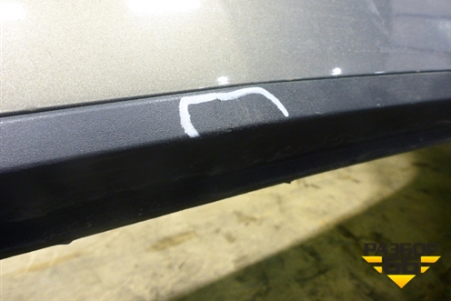 Бампер задний (после 2015г с юбкой) (13267966) для Opel Meriva с 2010г