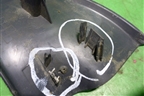 Накладка порога внутренняя заднего левого (MR951654ZZ) для Mitsubishi Colt с 2004г