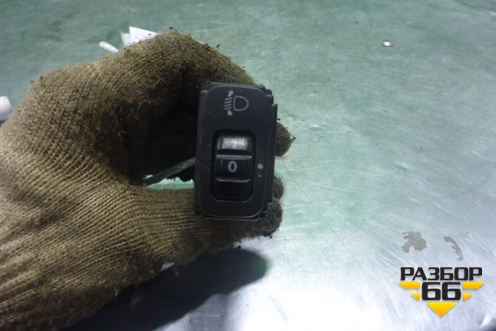 Переключатель корректора фар для Mitsubishi Lancer-9  с 2003-2008г