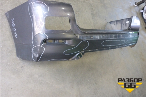 Бампер задний (5215948170) для Toyota Highlander с 2007-2013г
