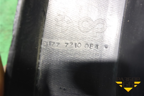 Накладка заднего крыла правого (51777210084) для BMW X3 F25 с 2010-2017г