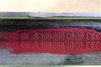 Бампер задний (после 2007г под парктроник) (A1698850838) для Mercedes Benz A140/160 W169 с 2004-2012г