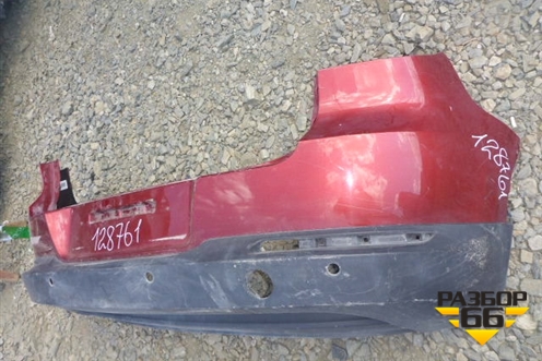 Бампер задний (Под парктроник) для Volkswagen Tiguan с 2011-2016г (Тигуан)