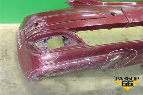 Бампер передний (после 2007г под парктроник и омыватели) (A1698852525) для Mercedes Benz A140/160 W169 с 2004-2012г