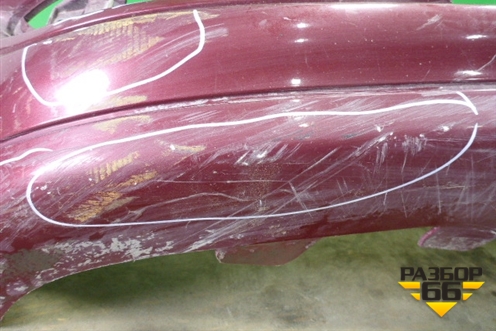 Бампер передний (после 2007г под парктроник и омыватели) (A1698852525) для Mercedes Benz A140/160 W169 с 2004-2012г