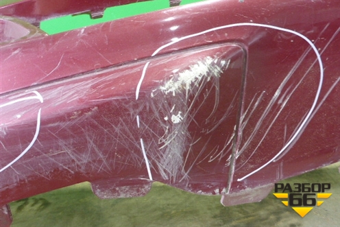Бампер передний (после 2007г под парктроник и омыватели) (A1698852525) для Mercedes Benz A140/160 W169 с 2004-2012г