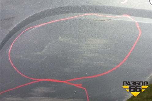 Бампер задний (после 2014г под парктроник) (8U0807385C) для Audi Q3 с 2011-2018г (Ку 3)