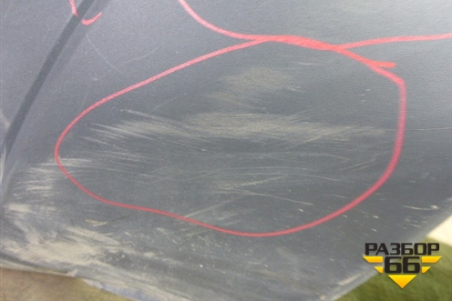 Бампер задний (после 2014г под парктроник) (8U0807385C) для Audi Q3 с 2011-2018г (Ку 3)