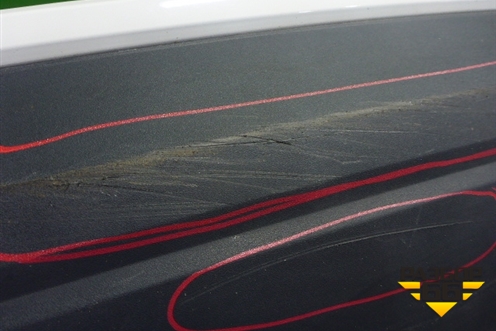 Бампер задний (после 2014г под парктроник) (8U0807385C) для Audi Q3 с 2011-2018г (Ку 3)