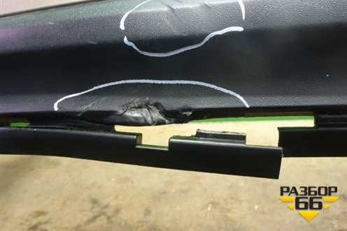 Бампер задний (после 2014г под парктроник) (7P5807421B) для Porsche Cayenne с 2010-2017г (Каен)