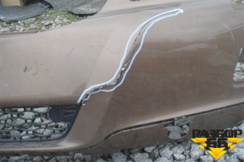 Бампер передний (без юбки до 2013г под омыватели) для Volvo XC60 с 2008-2017г