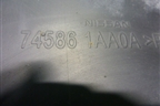 Пыльник заднего бампера правый (745861AA0A) для Nissan Murano (Z51) с 2007-2015г