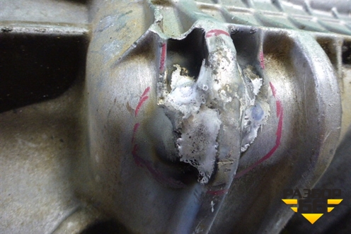 Поддон двигателя масляный (1.6л SHDA) (98MM6675CB 1128431) для Ford Focus 2 с 2005-2008г