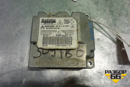 Блок управления AIR BAG (9662643980) для Citroen C4 с 2005-2011г