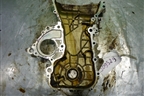 Крышка двигателя передняя (1.8л 1ZZ) (113210D020) для Toyota Avensis с 2003-2009г