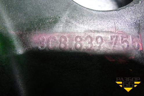 Панель внутренняя двери задней левой (3C8839755D) для Volkswagen Passat-CC с 2008г