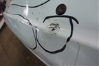 Бампер задний (под парктроник) (1P0807421D) для Seat Leon с 2005-2013г