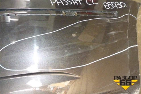 Бампер задний (без юбки после 2012г под парктроник) для Volkswagen Passat-CC с 2008г