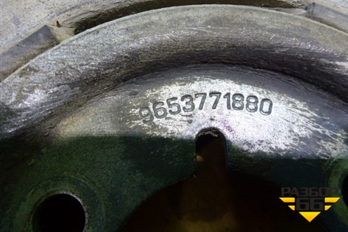 Шкив коленвала (1.4л 10FE03) (9653771880) для Citroen C3 с 2002-2009г