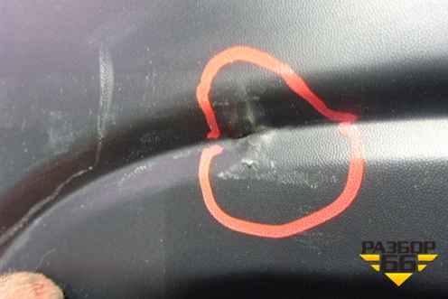 Бампер задний (после 2015г под накладку) (5410C9962Z) для Mitsubishi Outlander с 2012-2024г (Аутлендер)