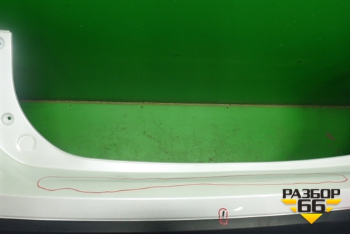 Бампер задний (после 2015г под накладку) (5410C9962Z) для Mitsubishi Outlander с 2012-2024г (Аутлендер)