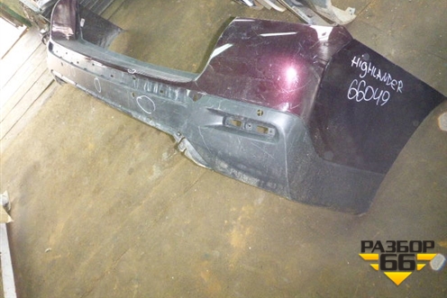 Бампер задний (под парктроник) (5215948170) для Toyota Highlander с 2007-2013г