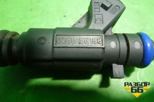 Форсунка инжекторная электрическая (1.2л L12A1) (0280156188) для Honda Jazz(GD) с 2002-2008г
