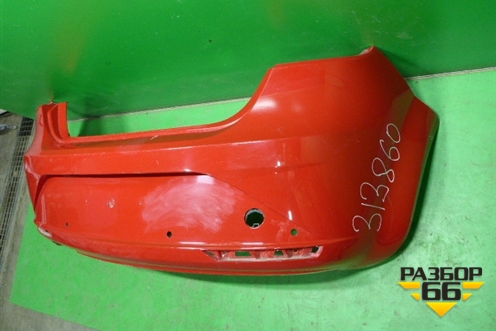 Бампер задний (под парктроник) (1P0807421D) для Seat Leon с 2005-2013г
