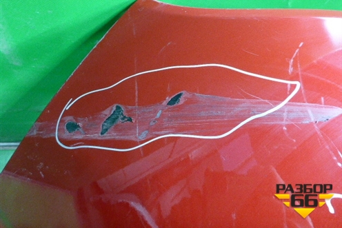 Бампер задний (под парктроник) (1P0807421D) для Seat Leon с 2005-2013г
