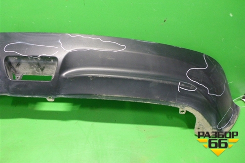 Юбка заднего бампера (до 2014г) (850B21KA1A) для Nissan Juke (F15) с 2011г