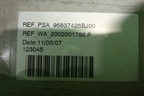 Козырёк солнцезащитный (в сборе) (96837426BJ) для Citroen C4 Picasso c 2006-2014г