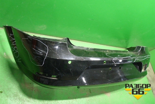 Бампер задний (после 2009г под парктроник) (8200752683) для Renault Logan с 2004-2015г