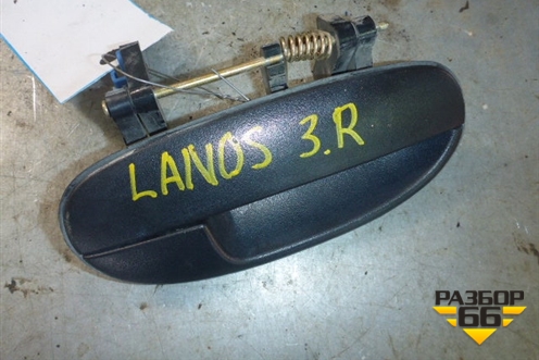 Ручка наружная двери задней правой для Chevrolet Lanos с 2004г (96226330)