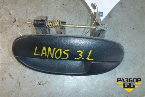 Ручка наружная двери задней левой для Chevrolet Lanos с 2004г (96226329)
