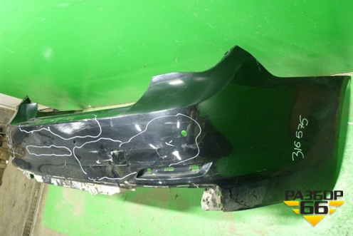 Бампер задний (без юбки под парктроник) (51127183877) для BMW 7 серия F01/F02 с 2008г