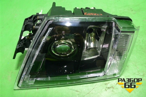 Фара правая/ (не ксенон линза тёмный отражатель Depo) (7731134RLDE2) для Volvo TRUCK FH с 2008-2013г (ФШ)