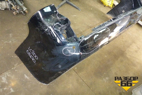 Бампер задний (до 2015г под парктроник) (5215960260) для Toyota Land Cruiser (200) с 2008г