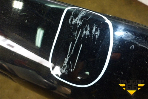 Бампер задний (до 2015г под парктроник) (5215960260) для Toyota Land Cruiser (200) с 2008г