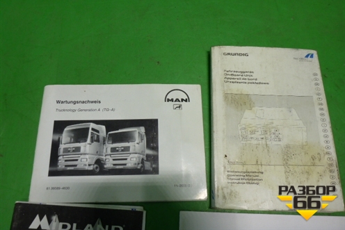 Книга по автомобилю (комплект) для MAN  TGA 4-Series  с 2000-2008г