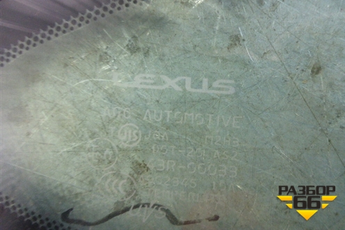 Стекло глухое правое (заднее) (6271048220) для Lexus RX 300 c 2009-2015г