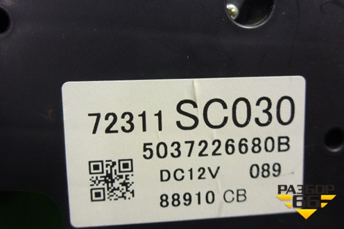 Модуль управления климатической установкой (72311SC030) для Subaru Forester (SH5) с 2008-2012г