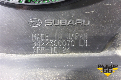 Обшивка двери задней левой под электрику (94223SC070) для Subaru Forester (SH5) с 2008-2012г
