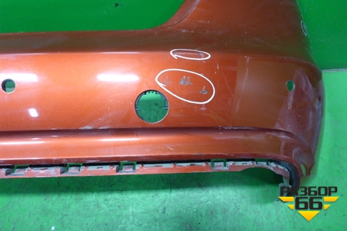 Бампер задний (после 2012г под парктроник) (8K5807511G) для Audi A4 (В8) с 2007-2015г