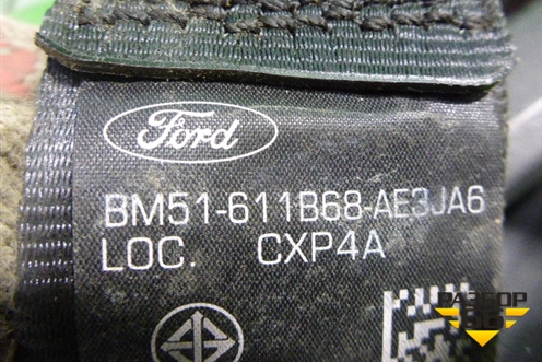 Ремень безопасности задний левый (BM51611B68AE) для Ford Focus 3 с 2011г