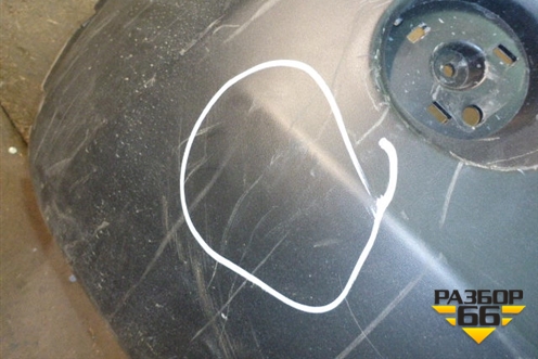 Бампер задний (85022JD00H) для Nissan Qashqai (J10E) с 2006-2013г